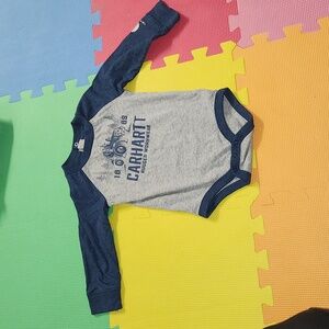Carhartt size 12 months long sleeve onesie NWOT
